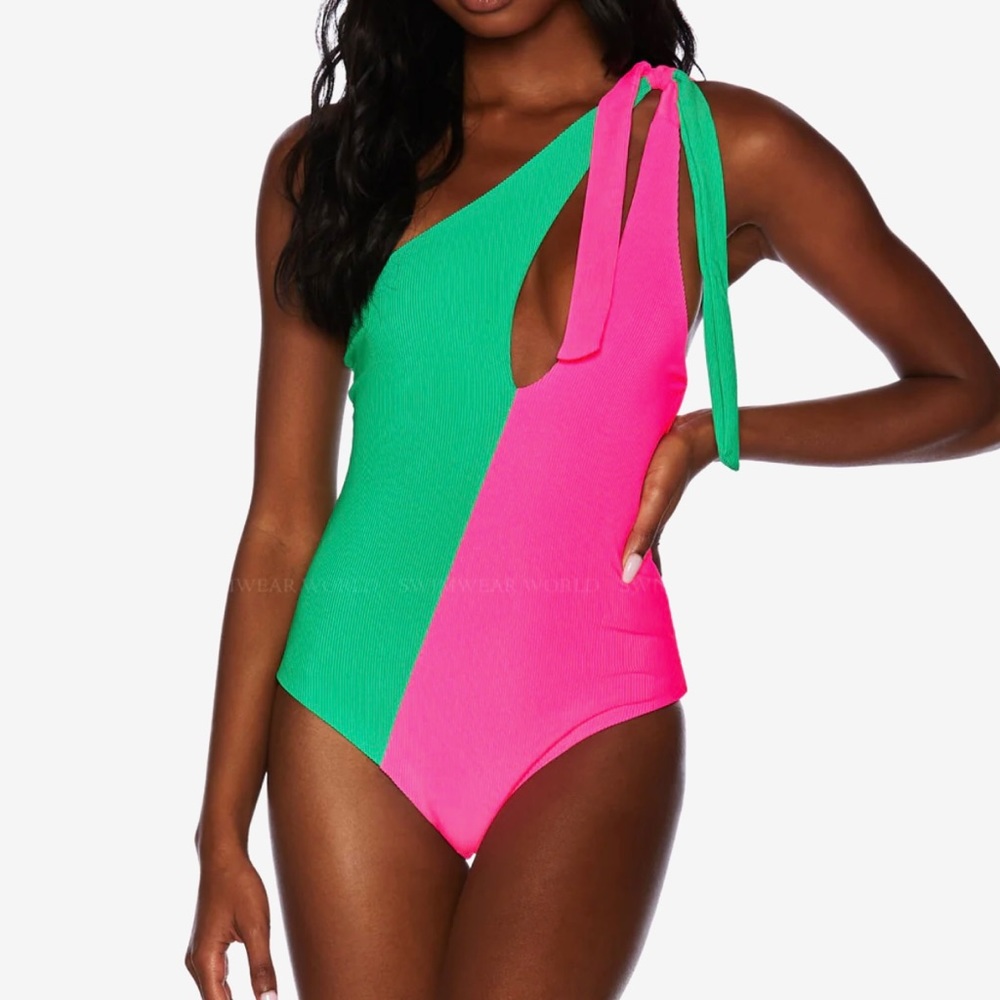 Beach Riot Nia Asymmetrical Swimsuit NWT